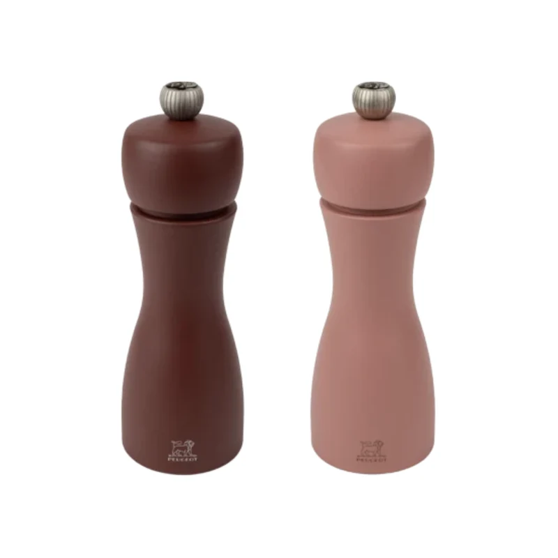 Ensemble de moulins à sel et poivre Tahiti Duo bruns 15 cm - Peugeot