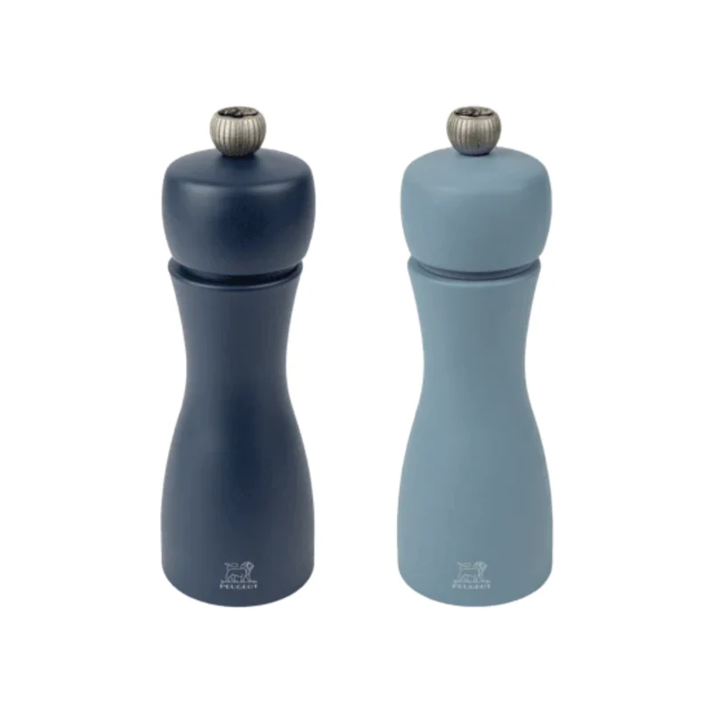 Ensemble de moulins à sel et poivre Tahiti Duo bleus 15 cm - Peugeot