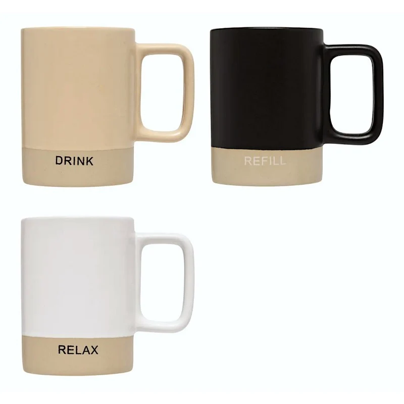 Mug Luca 36 cl céramique couleurs assorties