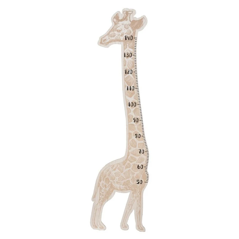 Mètre ruban mural girafe Savane pour enfant