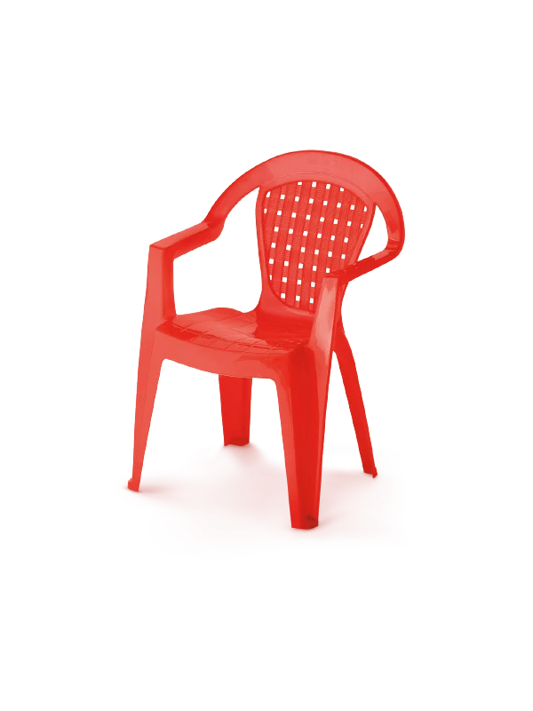 Chaise Norma enfant rouge 36x30xh50 cm