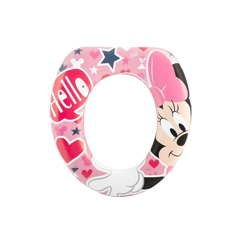 Réducteur de siège de toilette rembourré Soft Disney Minnie Icon Sans BPA +12 Mois