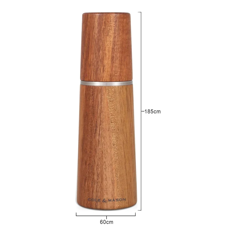 Ensemble de moulins à sel et poivre en bois Marlow 17,8 cm – Cole & Mason