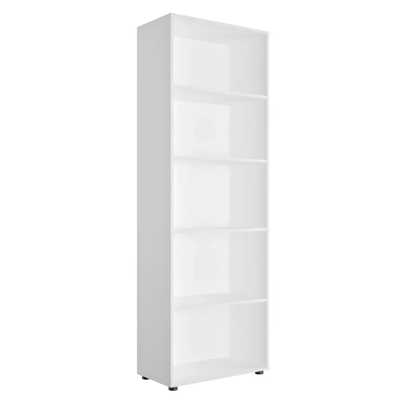 Bibliothèque 5 étagères blanc 68,8x35,3x200 h