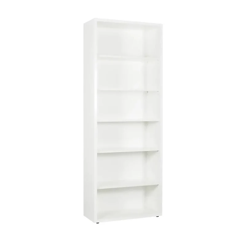Bibliothèque 5 étagères blanc 68,8x35,3x200 h