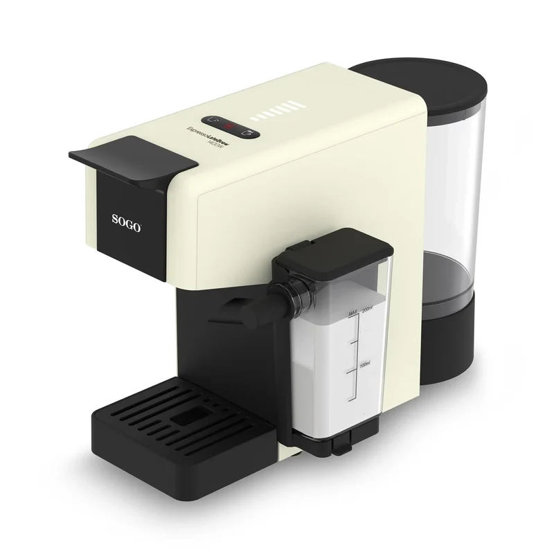 Machine à café multicapsules avec mousseur à lait 1400w 20 bar