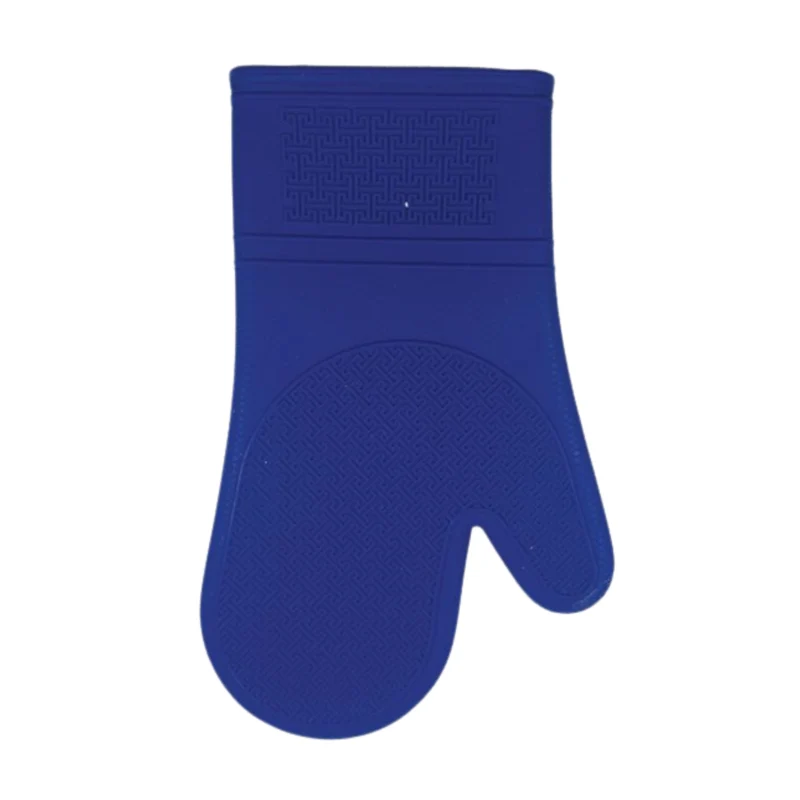 Mitaine de four en silicone bleu indigo 30 cm