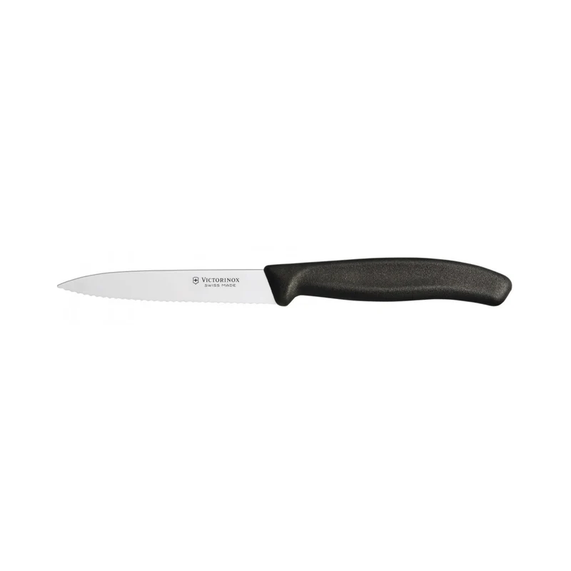 Couteau d'office noir 10 cm - Victorinox