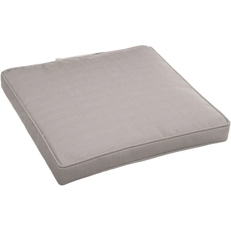Coussin de chaise 40x40 cm taupe