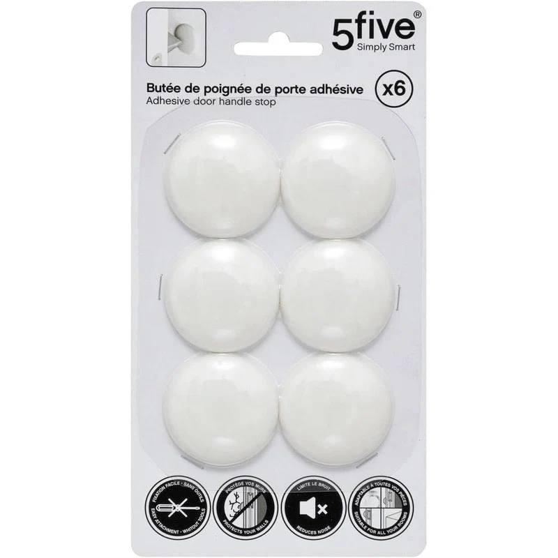 Lot de 6 butées adhésives pour poignées