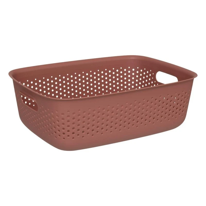 Poubelle plastique polyvalente Tila Siena/Terracotta 10 L