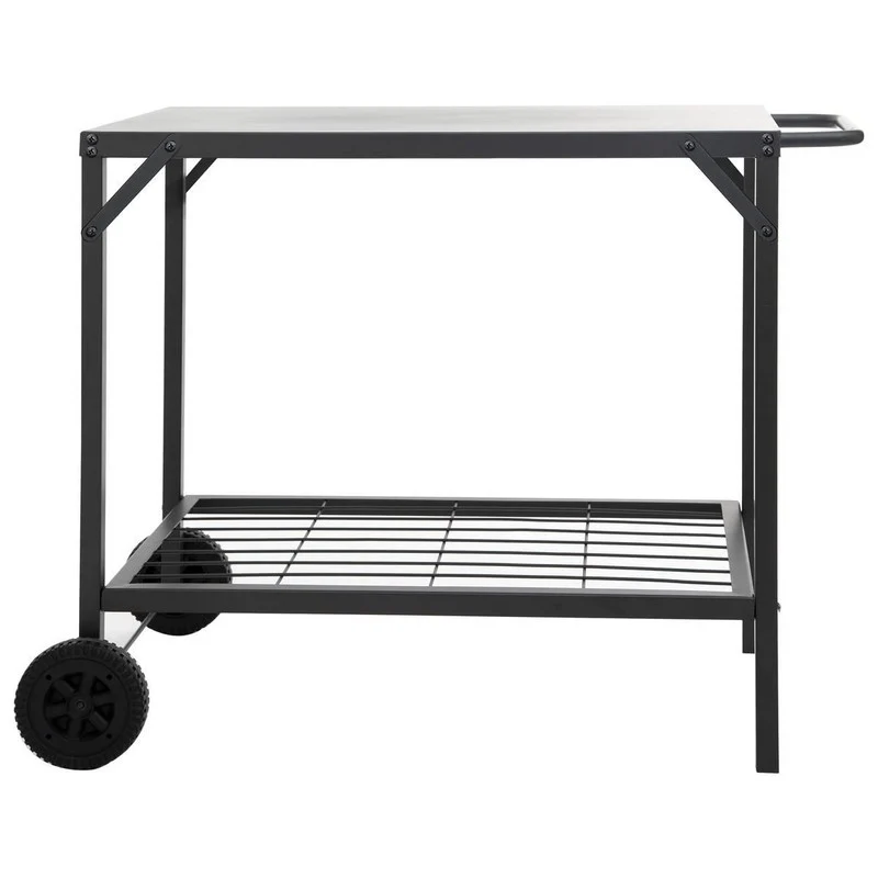 Chariot de service pour barbecue 90x58x75 cm