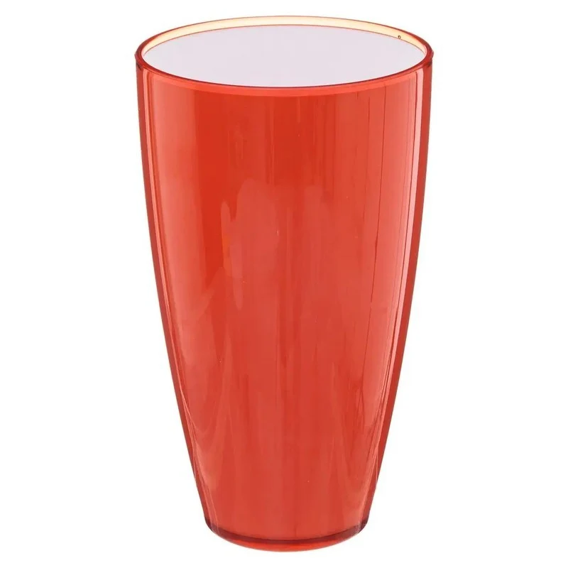 Verre PS carré rose 500 ml