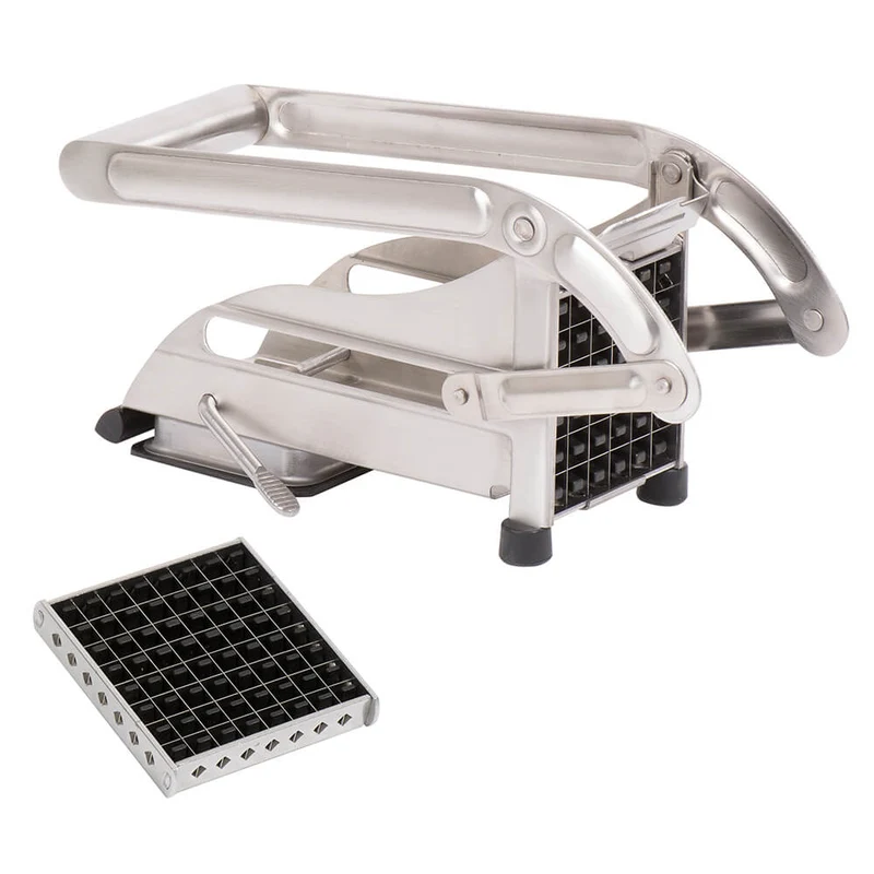 Coupe-Frites ménager inox sur ventouse 2 couteaux - Louis Tellier