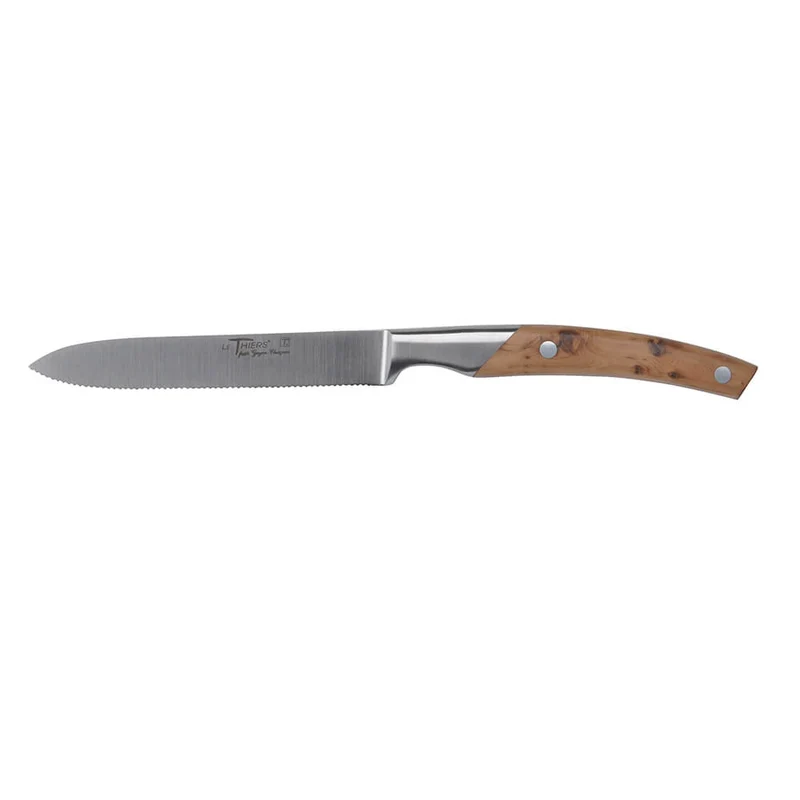 Couteau Tomate à lame crantée 13 cm Le Thiers - GOYON-CHAZEAU