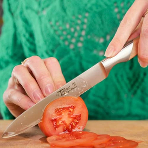 Couteau Tomate à lame crantée 13 cm Le Thiers - GOYON-CHAZEAU