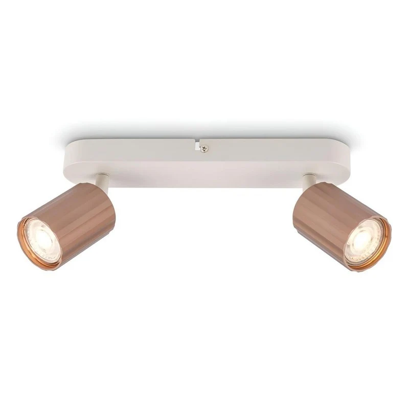 Briloner bar Skaft 2xGU10 couleur café 28 x 5,7 x 12,5 cm