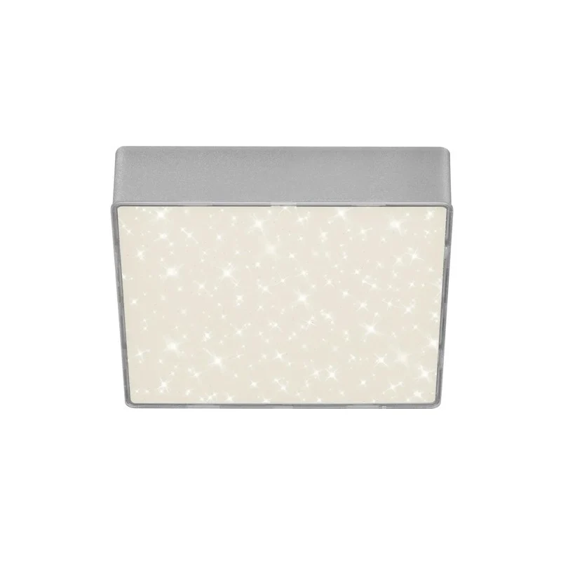 Plafonnier LED Flame Star 16 cm 11w 1000lm argent