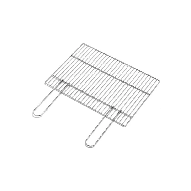 Grille chromée 57x40 cm avec poignées pliables