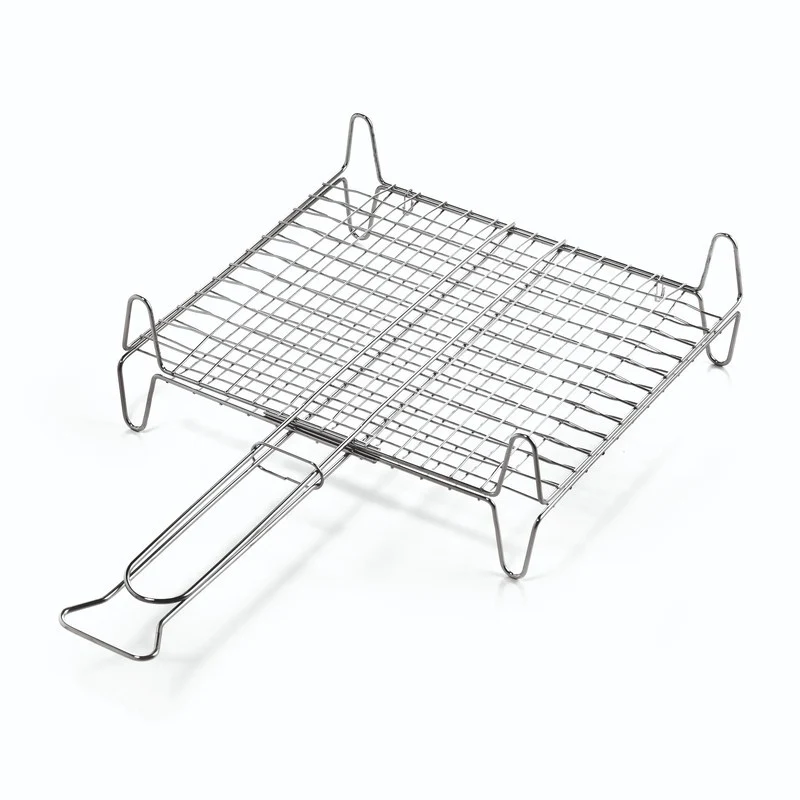 Grille grillagée avec pieds en acier 35x40 cm