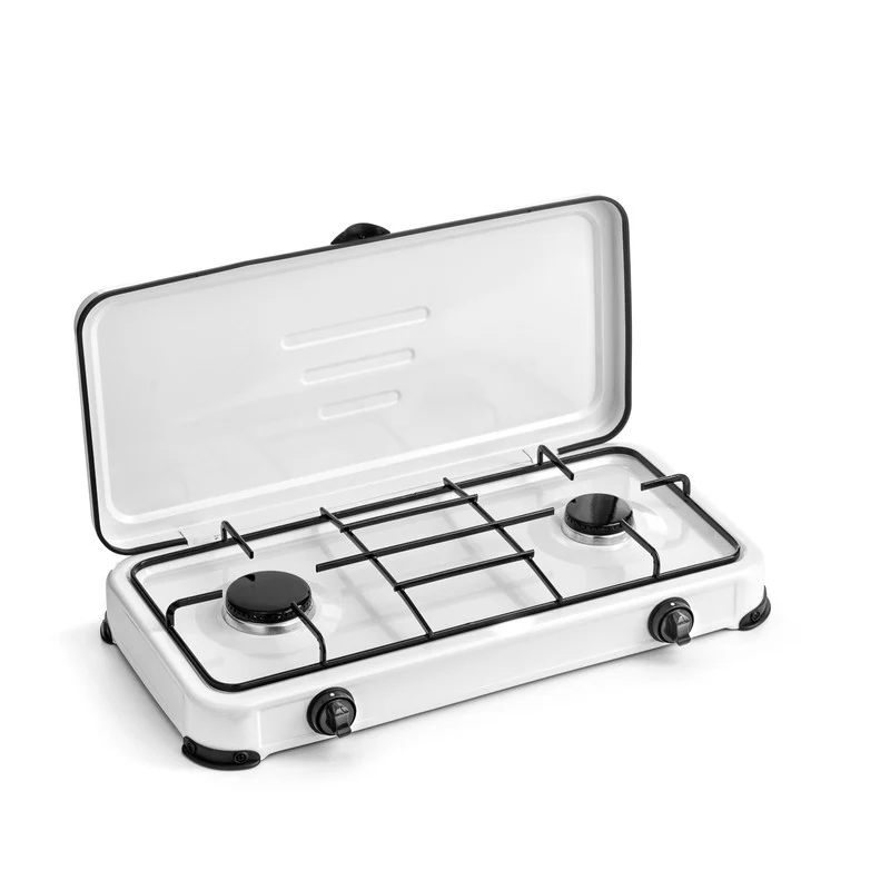 Couvercle pour cuisinière à gaz 2 feux 59x32x10h cm