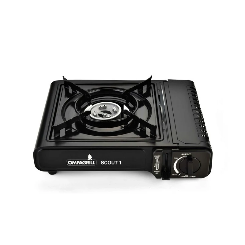 Cuisinière à gaz 1 feu Scout 34x28x10,5h cm
