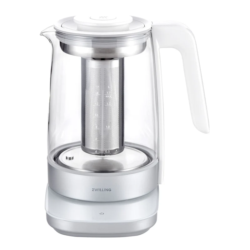 Bouilloire électrique programmable en verre Enfinigy argent 1,7 L - ZWILLING
