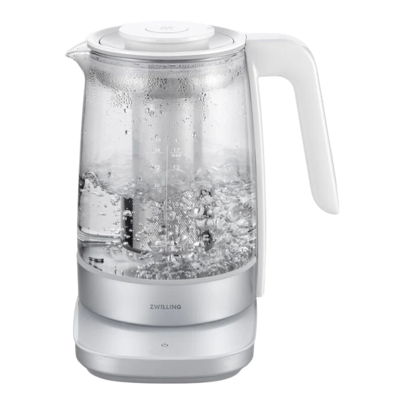 Bouilloire électrique programmable en verre Enfinigy argent 1,7 L - ZWILLING