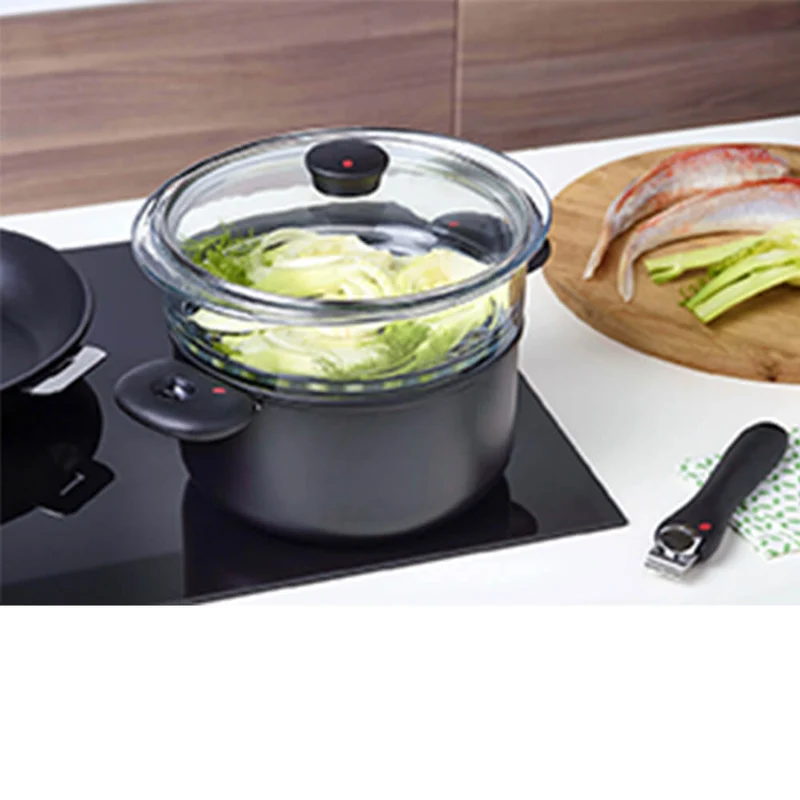 Cuit-vapeur verre Cookway avec couvercle OFFERT - CRISTEL