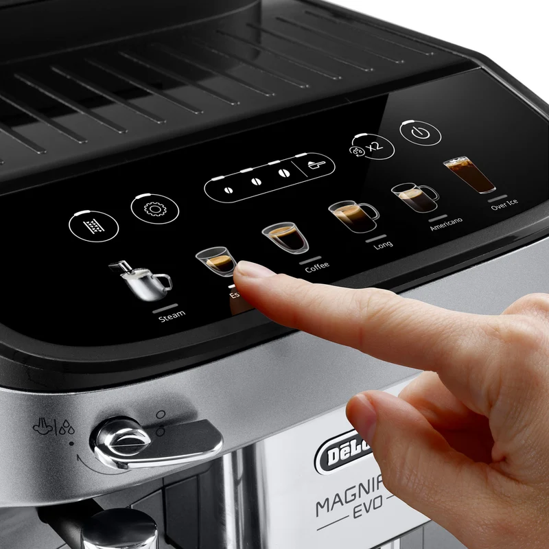 Machine à café automatique Magnifica Evo avec buse - De'Longhi