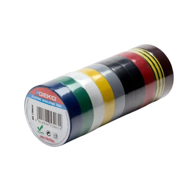 Ruban isolant jaune 19 mm x 25 m