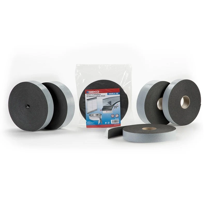 Ruban mousse double face pour plaques de plâtre 50 mm x 20 m anthracite