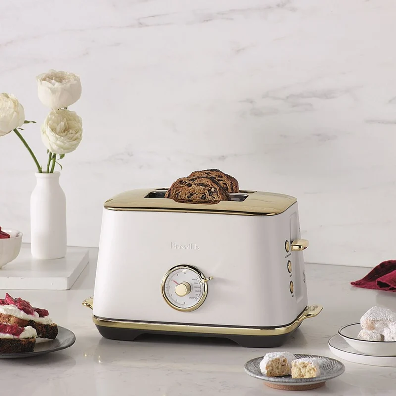 Grille-pain 2 tranches Toast Select™ Luxe Sel de Mer et Laiton - Breville