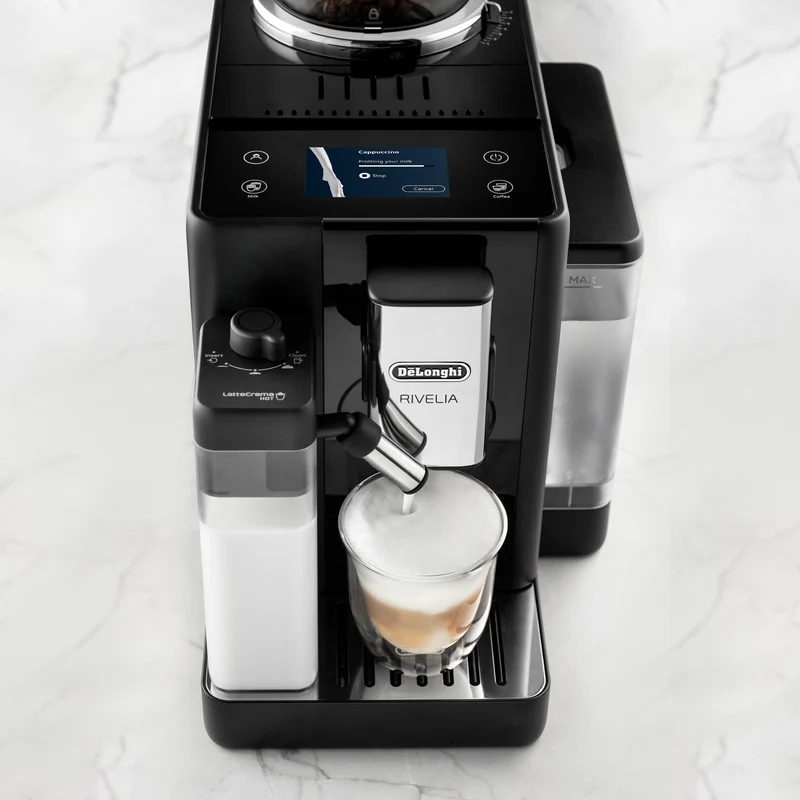 Machine à café automatique Rivelia noire onyx - De'Longhi