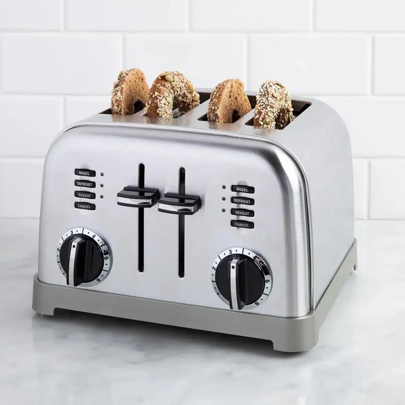 Grille-pain 4 tranches en acier inoxydable - Cuisinart