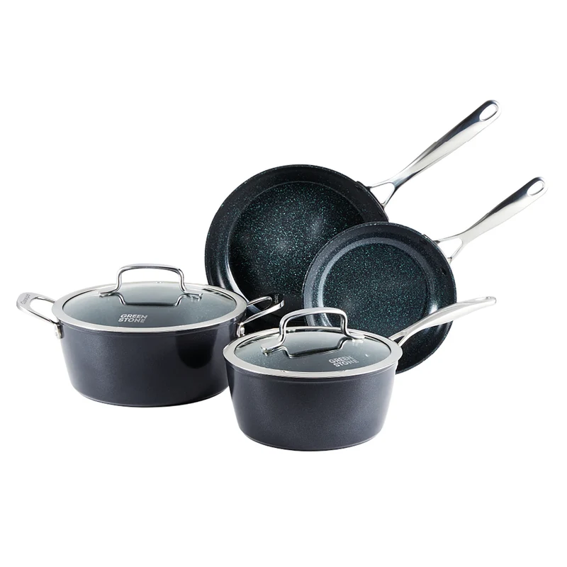 Batterie de cuisine 6 pièces GREEN STONE™ – Cuisine::pro®