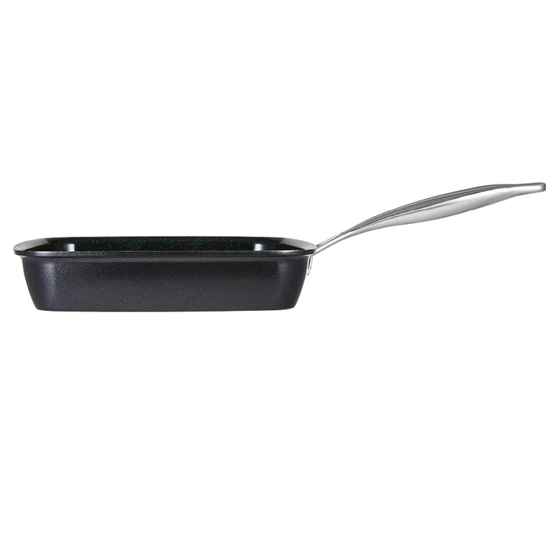 Poêle à griller en aluminium forgé GREEN STONE™ 27 cm – Cuisine::pro®