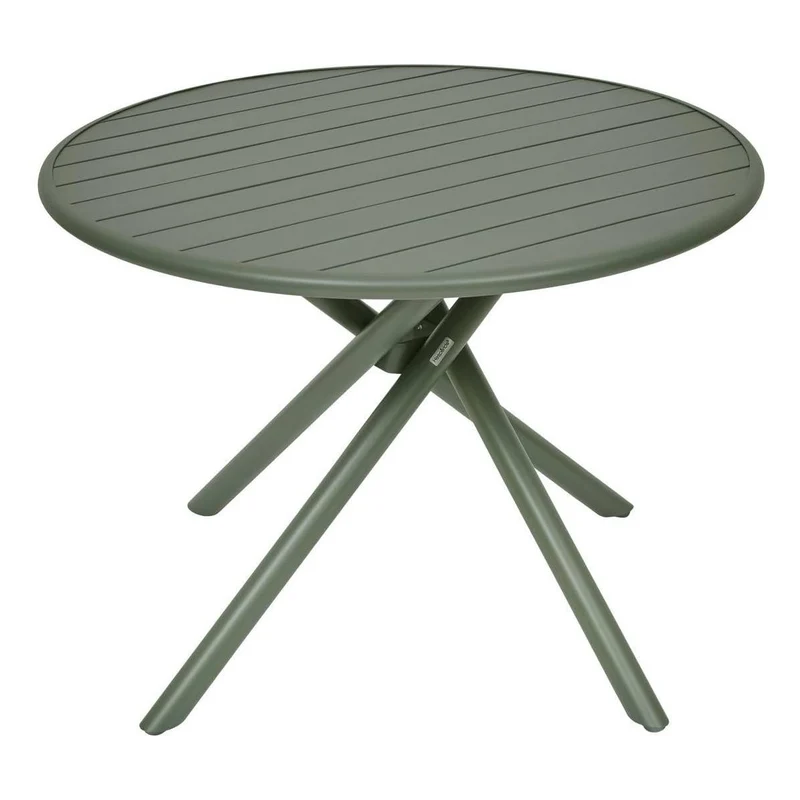 Table de jardin Nebullia 4 places Ø 105 x75h vert laurier
