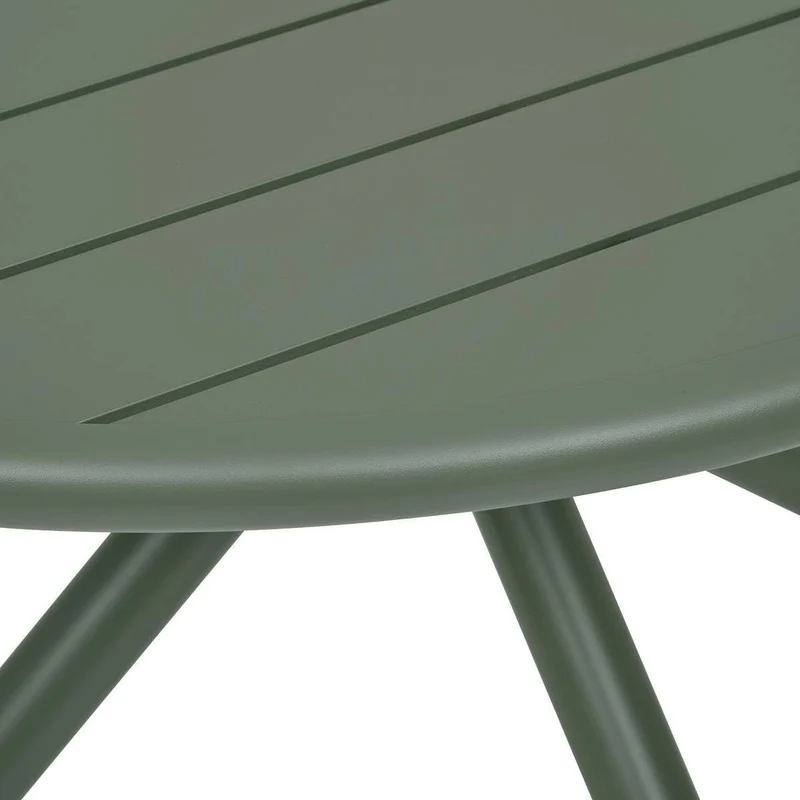 Table de jardin Nebullia 4 places Ø 105 x75h vert laurier