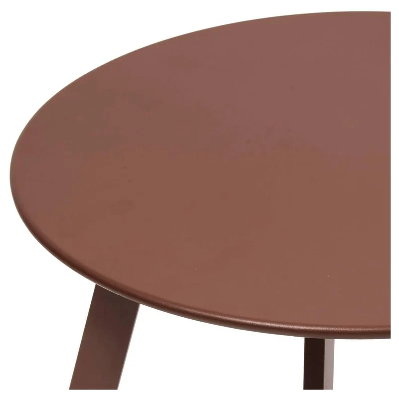 Table basse de jardin Saona Ø50x45h acajou