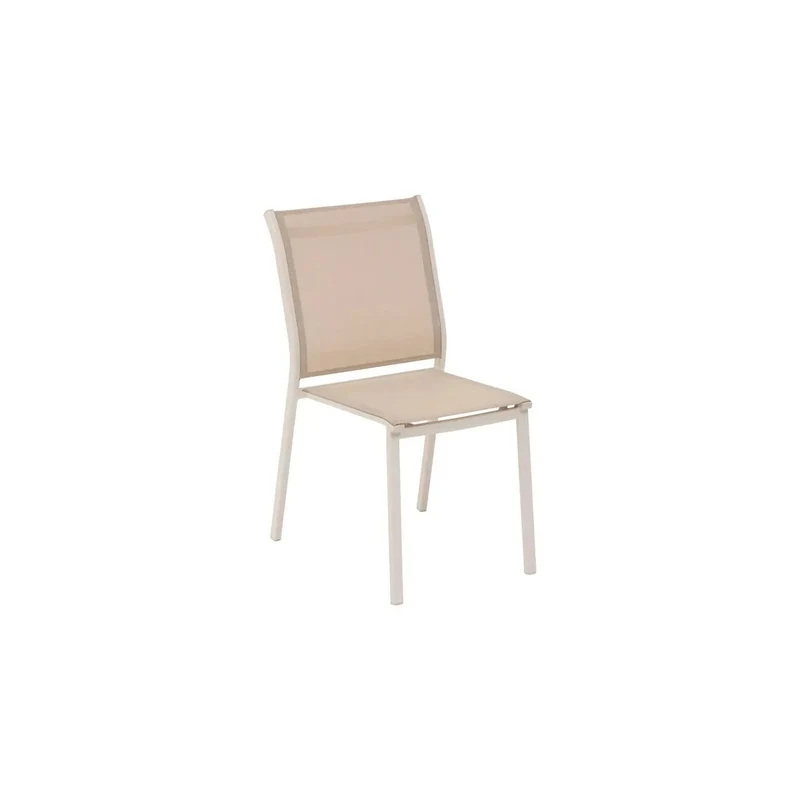 Chaise empilable Essentia beige 88 x 61 x 46 cm