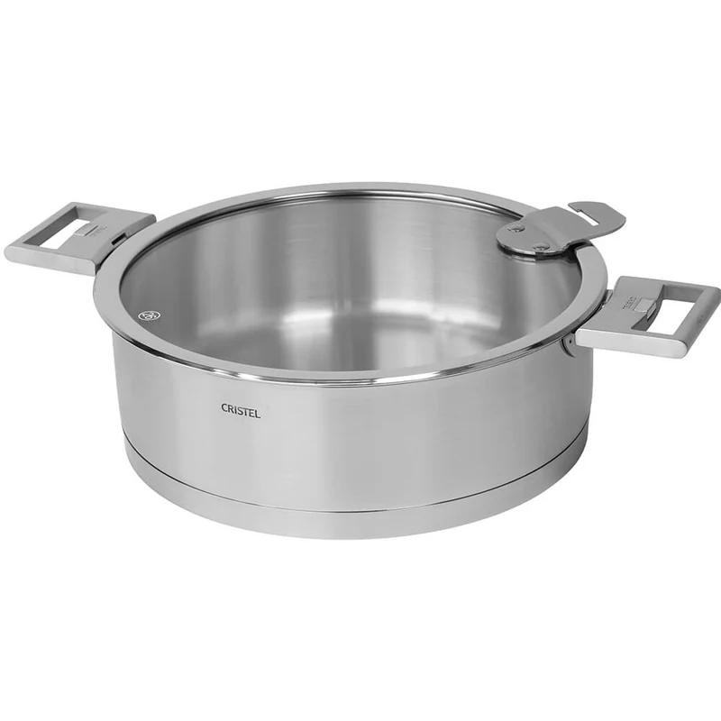 Sauteuse inox STRATE poignée amovible - CRISTEL