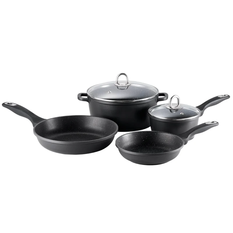 Batterie de cuisine 6 pièces GRANITE - Cuisine::pro®