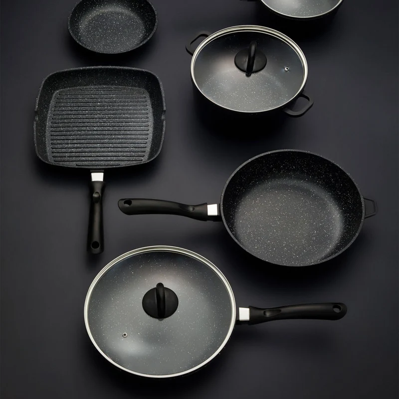 Batterie de cuisine 9 pièces STONE - Cuisine::pro®