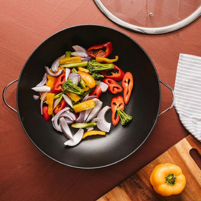 Wok avec couvercle 14" iD3 - Cuisine::pro®