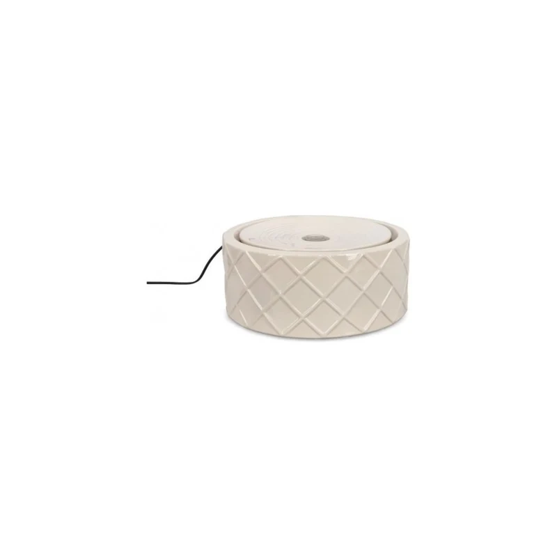 Fontaine ivoire Bizzotto Rosy avec lumière LED Ø33x14,5h