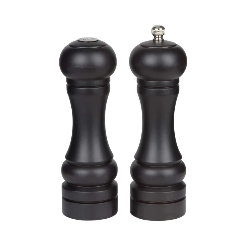 Ensemble de moulins à sel et poivre Seville noir 15 cm - Trudeau