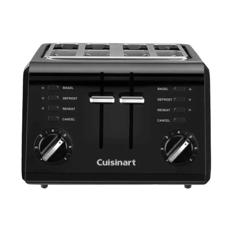Grille-pain compact 4 tranches Noir - Cuisinart