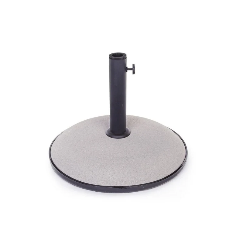 Bizzotto Barry pied de parasol Ø50cm 25 kg gris tourterelle