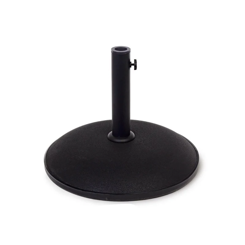 Bizzotto Barry pied de parasol Ø50cm 25 kg noir
